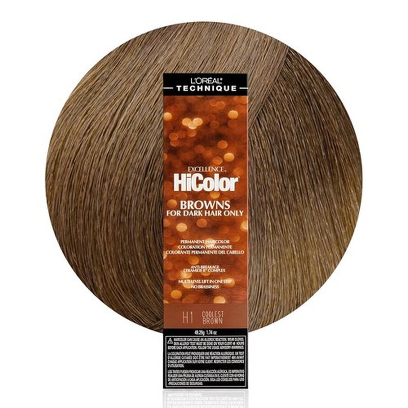 L'Oréal Technique HiColor Permanent Hair Color - Lifts Dark Hair in One Step | Rich, Smooth Creme Formula