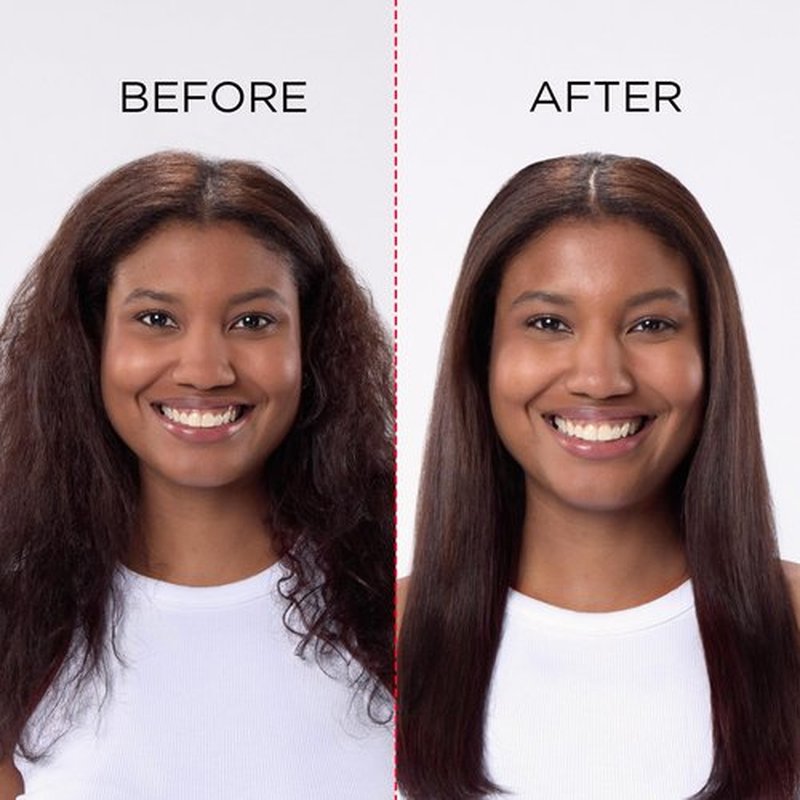 REVLON SmoothStay XL Hair Straightener - Heated Straightening Brush for Silky & Straight Long-Lasting Results, Locks in Moisture with Reduced Static & Frizz