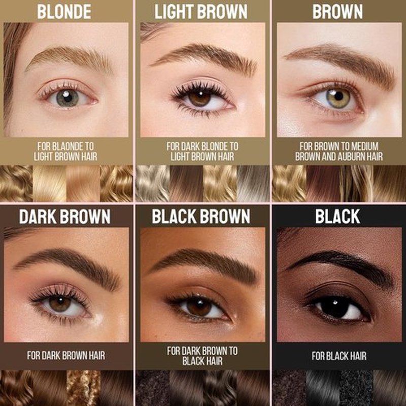 iMethod Curved Eyebrow Pen and Eyebrow Gel - Eyebrow Pencils for Women with Natural Hair Like Strokes, Brow Gel Clear for Soft Full Brows, Waterproof, All-Day Defined, Light Brown