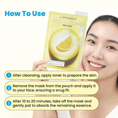BRINGGREEN Super Lemon Fresh Mask 10ea