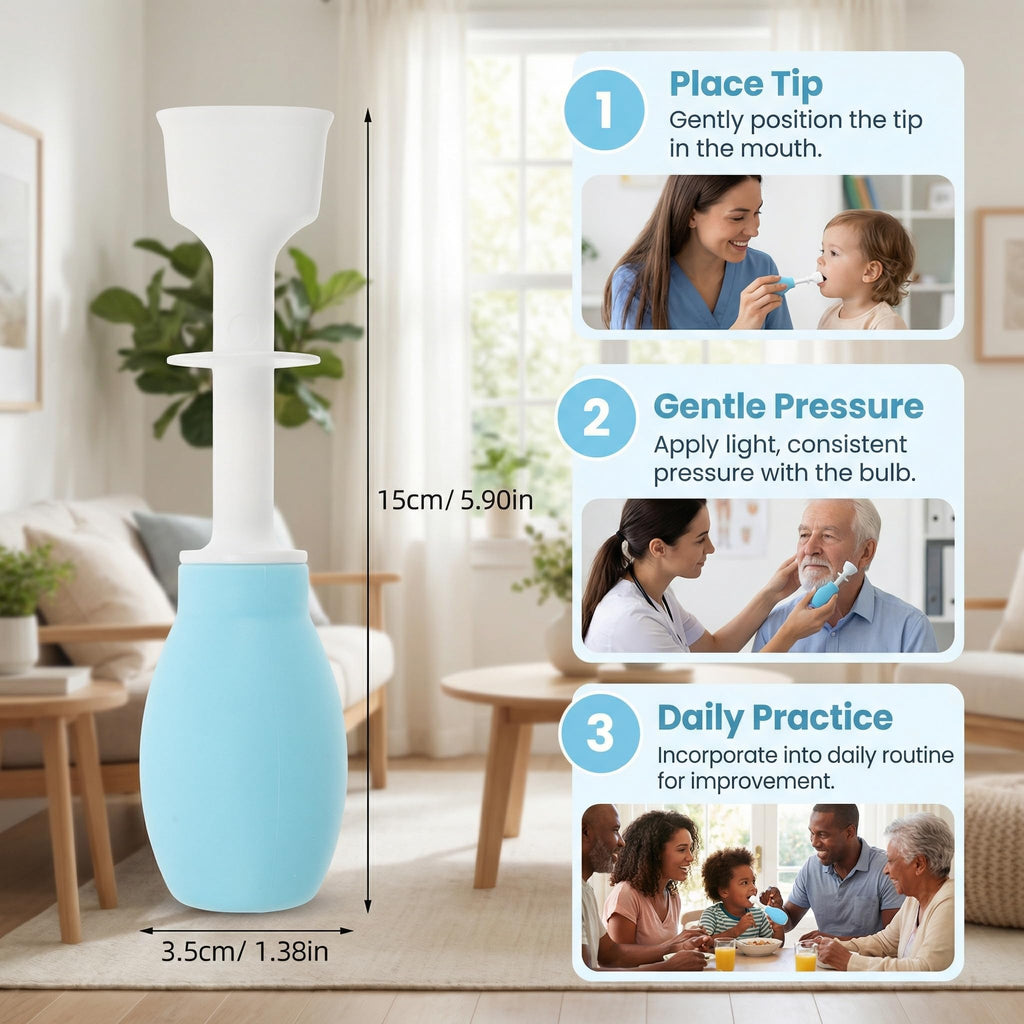 Didiseaon Oral Muscle Trainer For Speech Therapy Tongue Exerciser And Suction Device Mouth Opener And Jaw Trainer For Elderly And Children