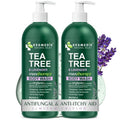 KESMEDIK Tea Tree Lavender Body Wash MaxTherapy, Itchy Skin Relief, Antifungal Defense, Fights Body Odor, Soothes Jock Itch & Athlete's Foot, Intimate Wash, Men & Women, 2-Pack, Limited Edition