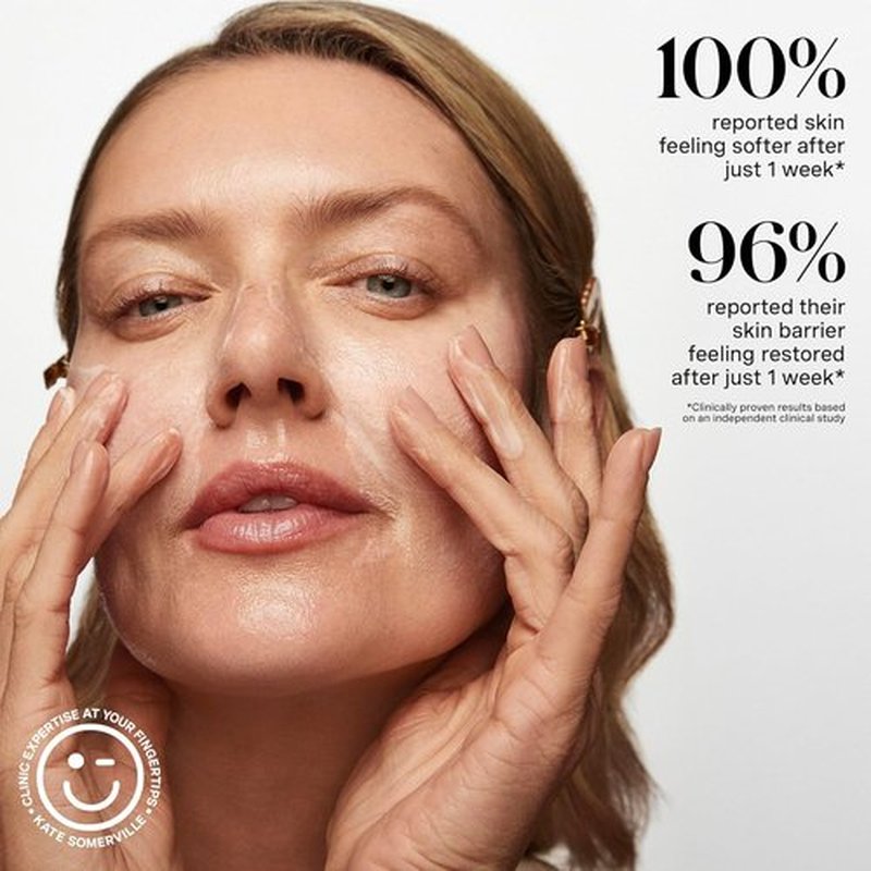 Kate Somerville DeliKate Soothing Cleanser - Hydrating Face Wash for Sensitive Skin, 4 Fl Oz | Relieves Redness & Irritation