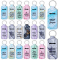 Ecation 72 Pcs Lipstick Holder Bulk Lipstick Holder Keychain Thank You Inspirational Lip Gloss Pouch Portable(Marble Colors)