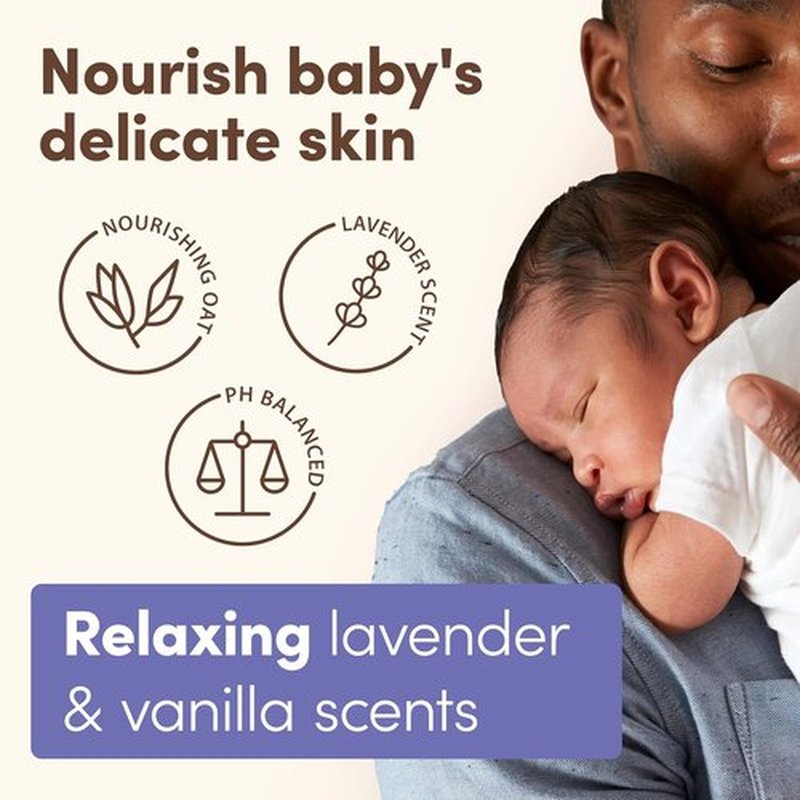 Aveeno Baby Calming Comfort Lotion - Moisturizing Lavender & Vanilla, Non-Greasy, 8 fl. oz