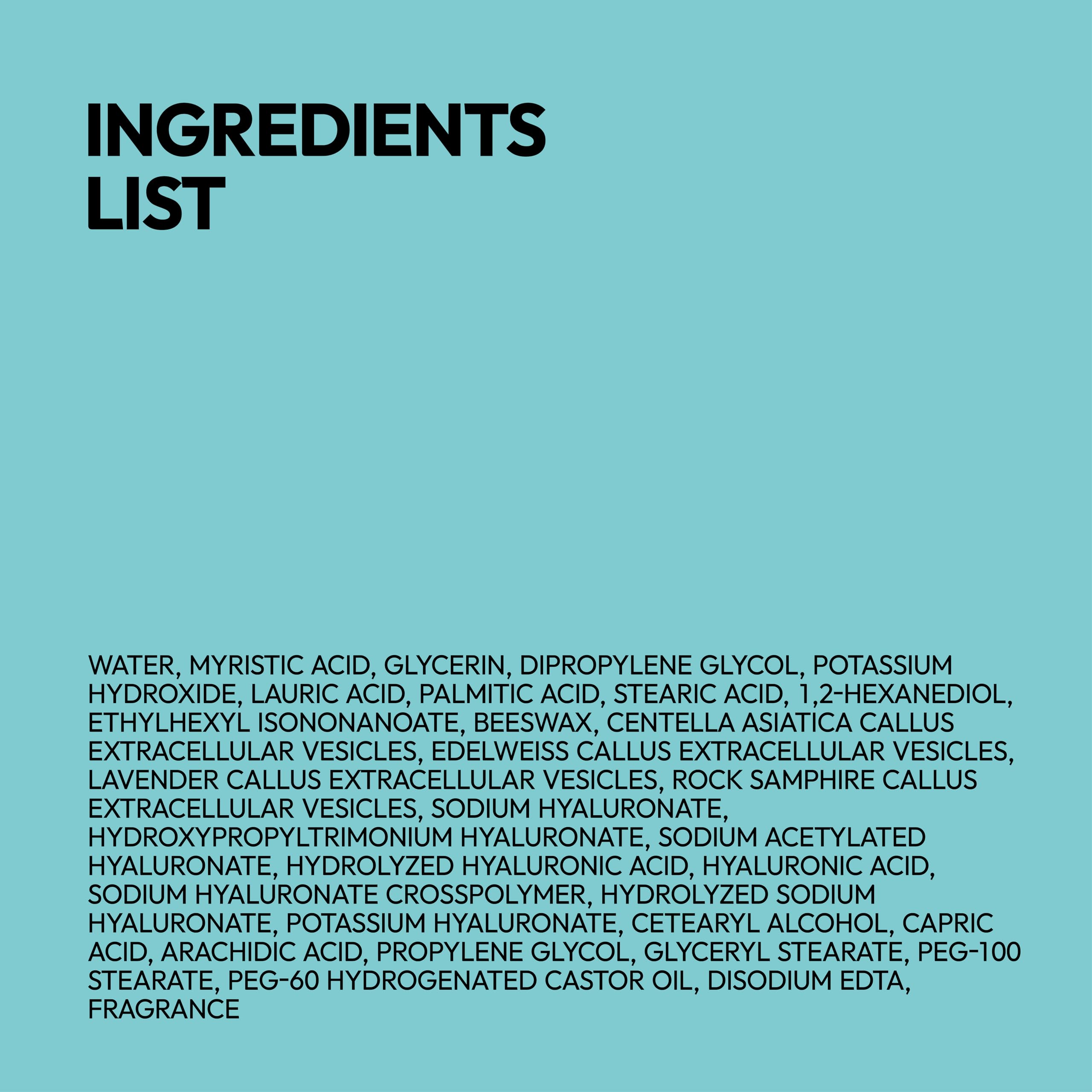 Exome Perfect Cleanser, Deep Moisture Hydrating Face Wash with 8 Types Hyaluronic Acid, Gentle Sebum Control & Impurity Removal, Low Irritation Fatty Acid Complex, Fresh Finish, 3.38 fl oz