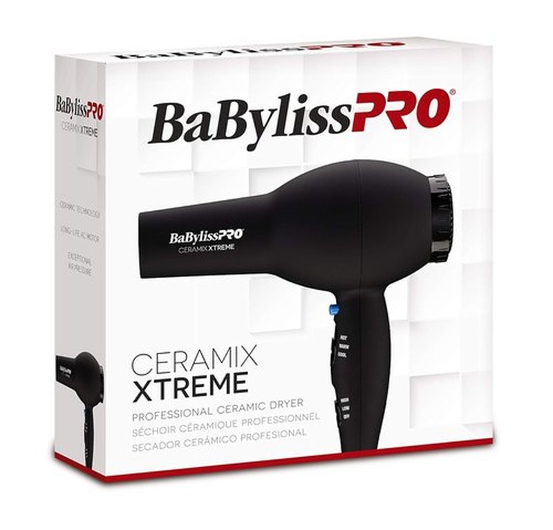 BaBylissPRO Hair Dryer - Ceramix Xtreme Technology for Fast Drying | Lightweight & Powerful