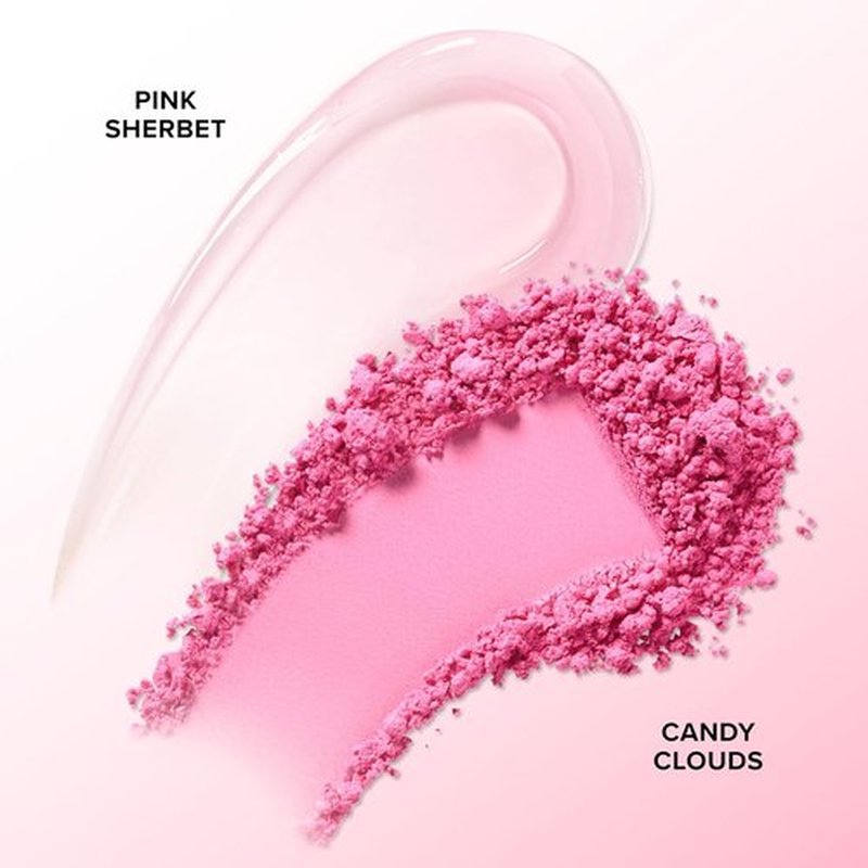 Too Faced Dream A Little Dream Blush & Lip Gloss Set - Cloud Crush Powder Blush + Kissing Jelly Lip Oil, Sheer Coverage Gift Set
