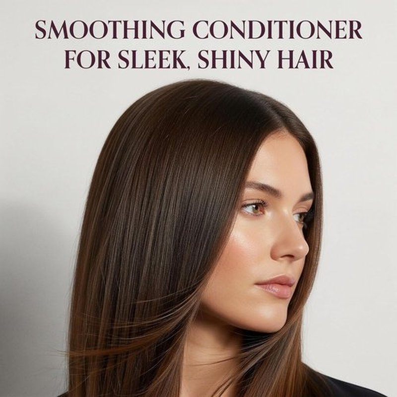 hOURS Sleek Week Smoothing Conditioner - Coconut Oil & Pea Protein Formula for Frizzy Hair - 8 oz