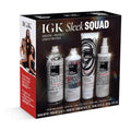 IGK Good Behavior Holiday 2025 Gift Set - Flexible Hairspray 5 oz, Smoothing Spray 5.6 oz, 4-in-1 Prep Spray 7 oz | Anti-Frizz, Heat Protection & Shine for All Hair Types