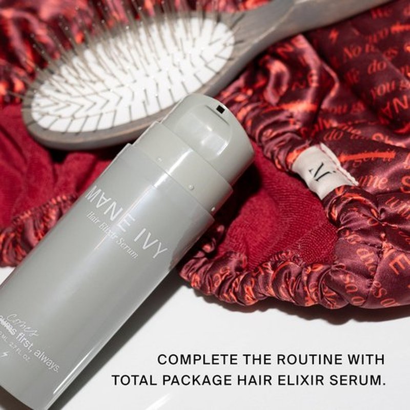 MANE IVY - Daily Wood Hair Brush - Carbonized Ash Anti-Static Paddle for Frizz-Free Styling - Stainless Steel Bristles Scalp Massage - Safe for Color & Extensions - wet brush - detangling