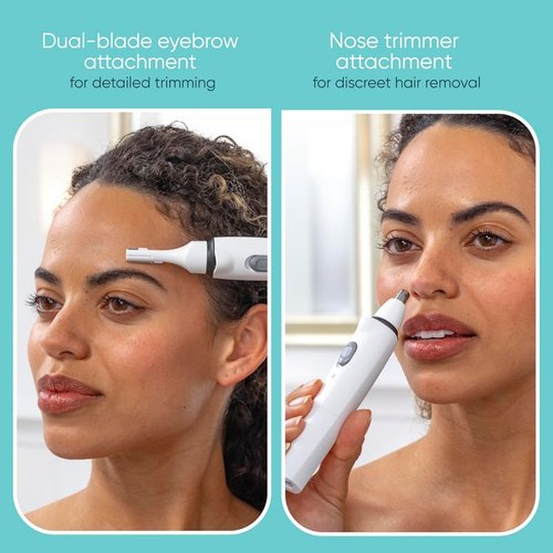 Conair GIRLBOMB All-in-One Trimmer & Shaver Set for Women - Wet/Dry, Rechargeable, Versatile Design