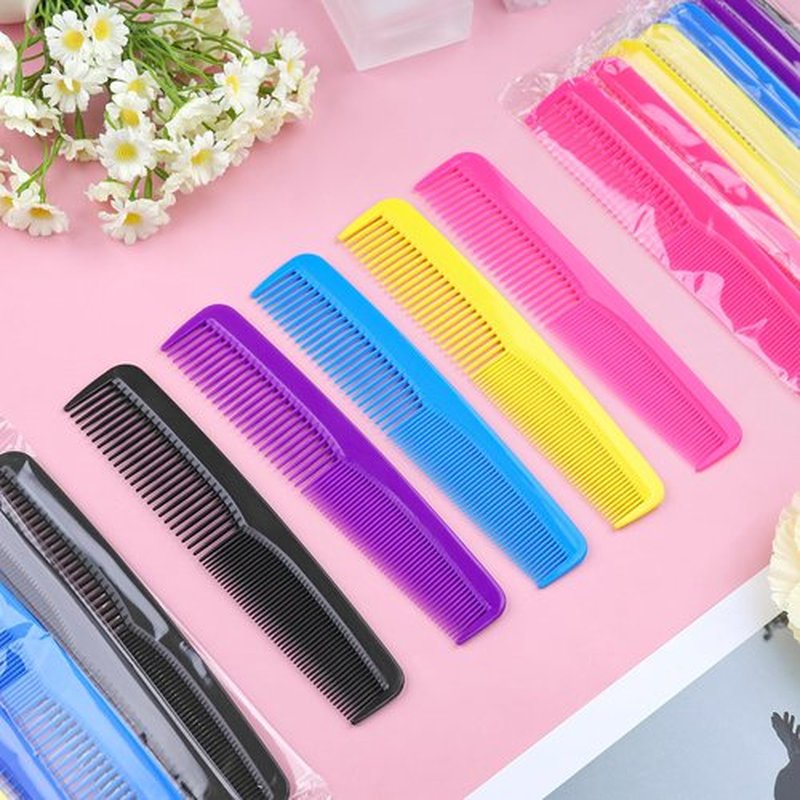 30pcs Plastic Colorful Combs in Bulk, Individually Wrapped, Double Tooth Hair Pocket Comb, for Homeless, Charity, Hotel, Travel, Airbnb, Home, Shelter