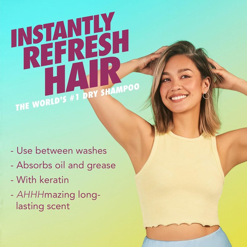 Batiste Dry Shampoo - Rose Gold | Refresh Hair, Absorb Oil & Add Texture - 5.71 oz Bottle
