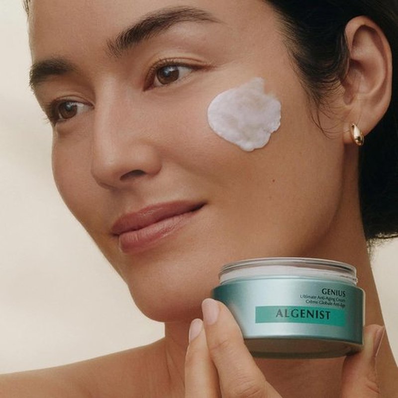 Algenist GENIUS Ultimate Anti-Aging Face Cream - Restores Vegan Collagen for Radiant Skin - 1oz
