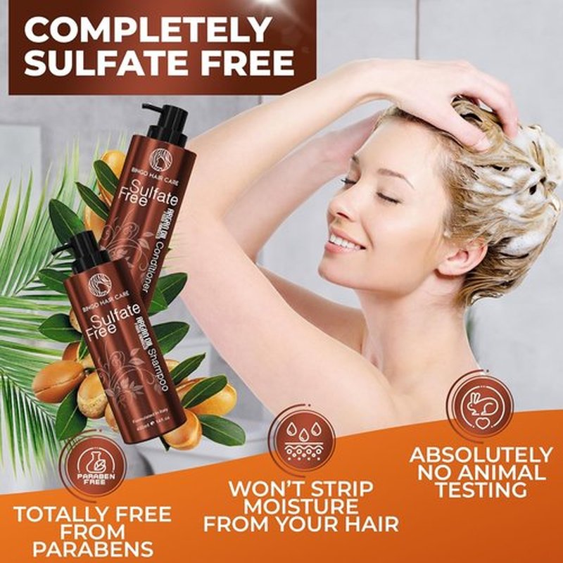 **Moroccan Oil Shampoo & Conditioner Set - Sulfate-Free Hydrating Care for Color & Curly Hair**