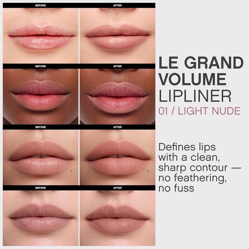 Vivienne Sabó Gel Lipliner - Long-Lasting, Smudge-Proof Lip Liner & All-Over Color | 01 Light Nude