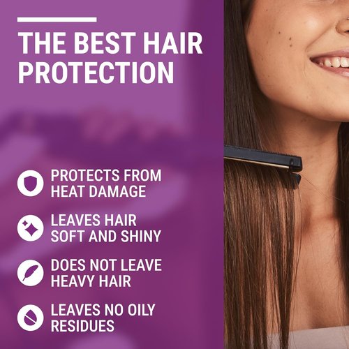 NEATLY Leave-In Keratin Heat Protectant Spray - Nourishing Formula for Dry, Damaged Hair | 8.5 Oz