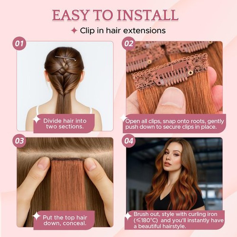 SEGOHAIR Clip in Hair Extensions Real Human Hair for Women, 10 Inch 31g 6pcs, Platium Blonde, Straight - Highlight, Add Volume and Length for Daily Wear, Parties, Weddings