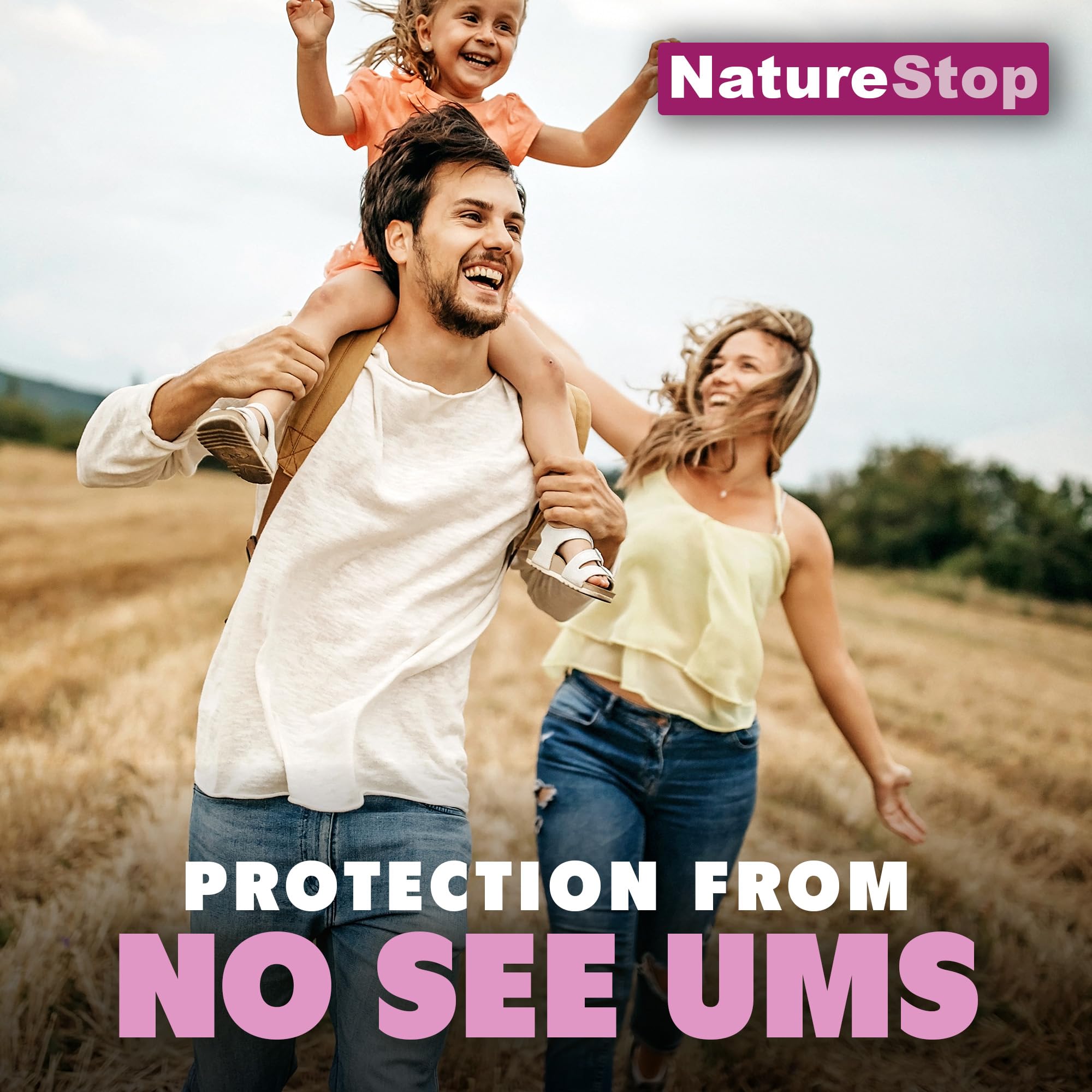 NatureStop No-See-Ums Repellent - DEET-Free Personal Repellent Spray for Outdoor Activities, 6 oz