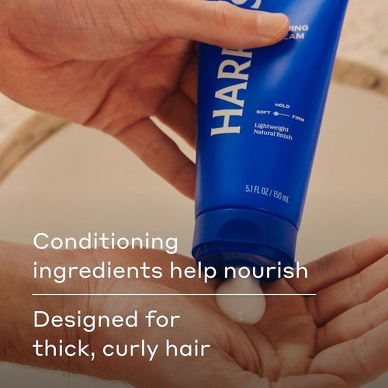 Harry's Taming Hair Cream for Men - Soft Hold & Natural Finish - 5.1 fl oz