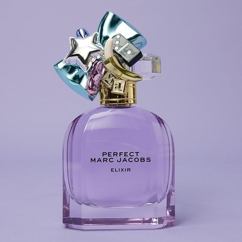 Marc Jacobs Perfect Elixir Eau de Parfum - Ambery Floral Women's Fragrance with Rhubarb & Vanilla - Vegan Formula