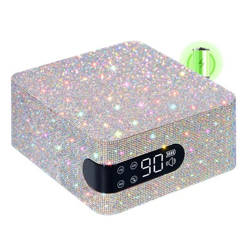 CHRISTINE SHELLY Cordless UV Nail Lamp for Gel Nail Polish 96W, Rechargeable LED Nail Light Professional Nail Dryer with 4 Timer Setting, Touch Control & Auto Sensor, Curing lamp for Salon & Home