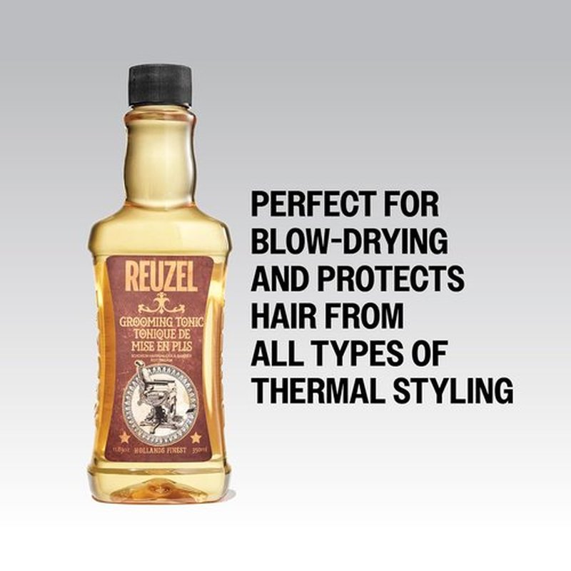 Reuzel Grooming Tonic - Refreshing Hair Styling Spray for All Hair Types | 4 oz