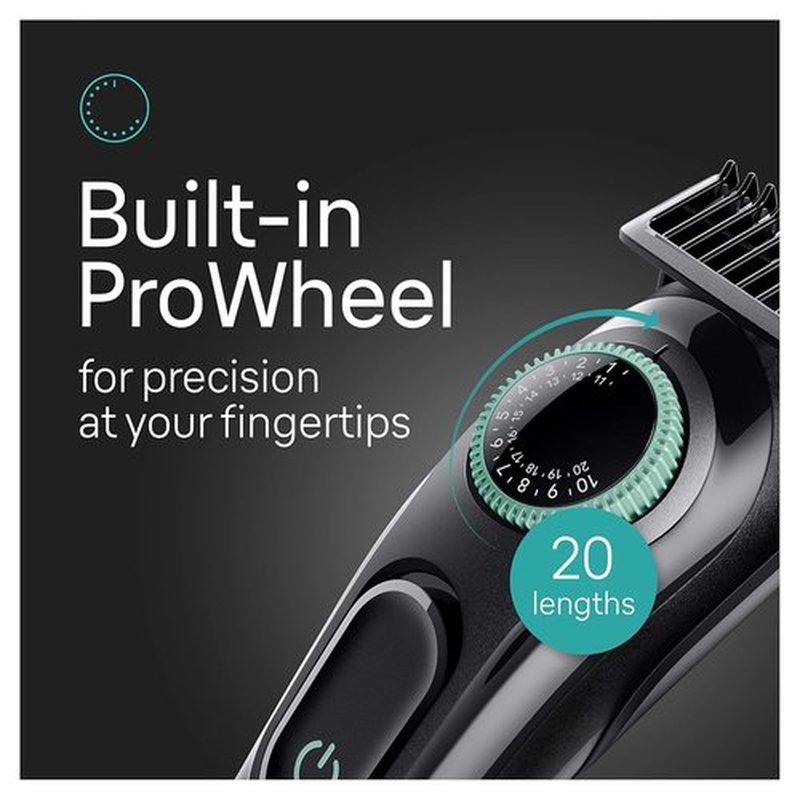 Braun All-in-One Style Kit Series 3 3430 - 3-in-1 Trimmer for Men | Beard, Ear & Nose Trimmer, Hair Clippers, 20 Length Settings