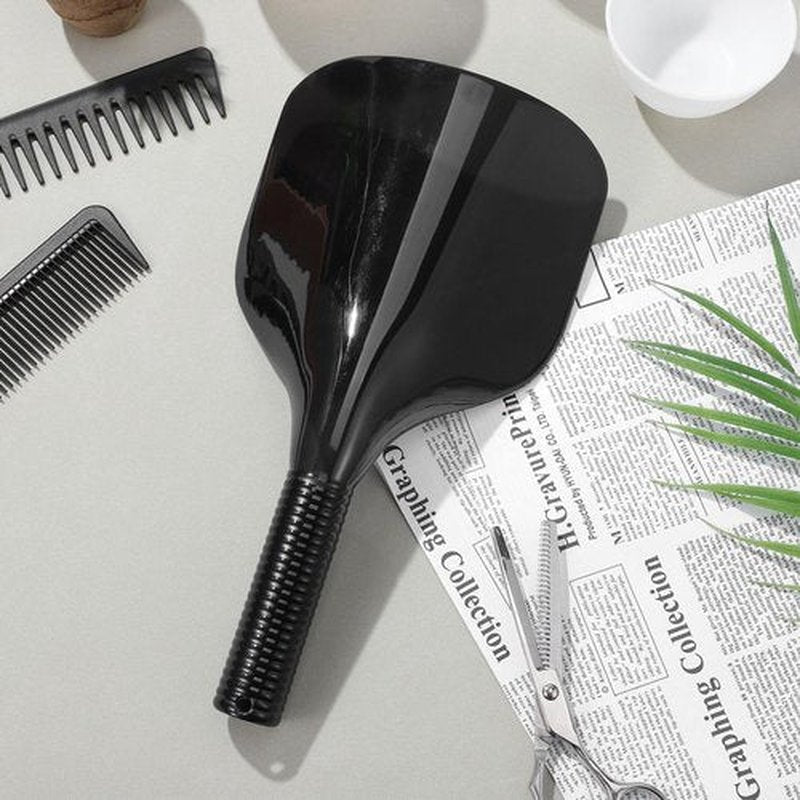 NOLITOY Hairspray Face Shield for Barber Salon: Plastic Hairdressing Shield with Handle Reusable Hairspray Protector for Makeup Trimming
