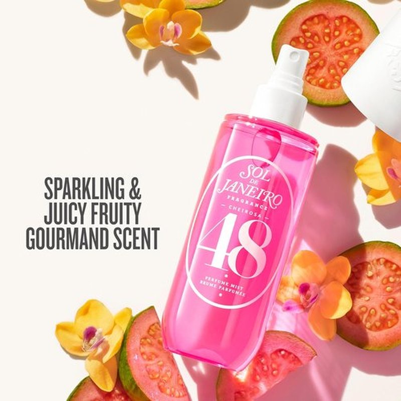 Sol de Janeiro Giftable Set - Travel Size Hair & Body Fragrance Mist Duo with Pink Pouch | Cheirosa 68 & 48, 3 Fl Oz Each