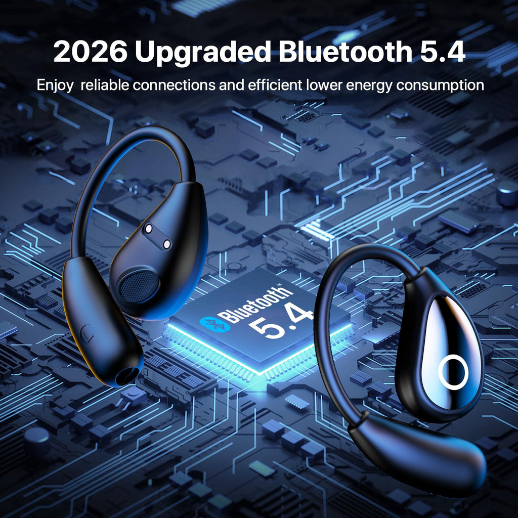 AI Translation Earbuds Real Time, 2026 Upgrade 164 Language Translator Earbuds Bluetooth 5.4 OWS 3-in-1 Translation Headphones, Wireless Translating Device for Travel Business Learning with App 1