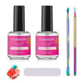 CARMEIN Gel Nail Polish Remover,Professional(2-pack), 15ml/0.5 fl oz, Liquid Formula, Paraben-free, For Natural and Long-lasting Gel Polish Removal for Nail.