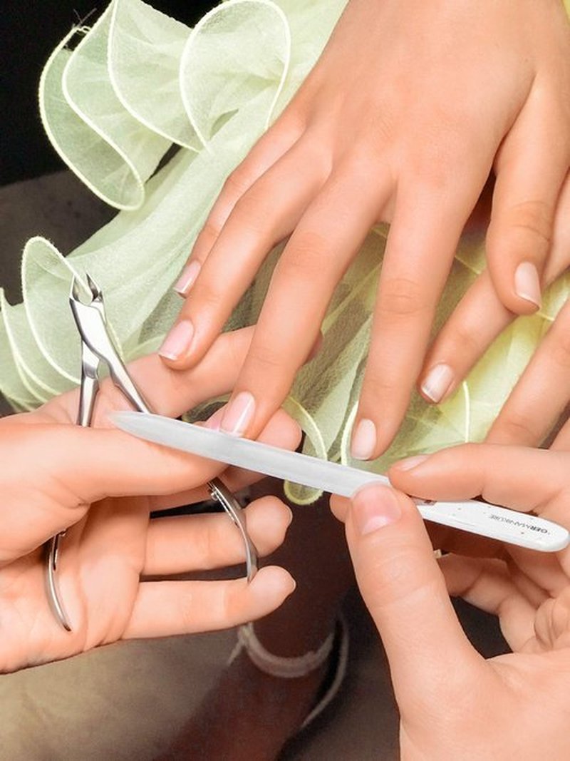 GERMANIKURE Glass Nail File Set in Fitted Cases- Ethically Made in Czech Republic - Professional Permanently Etched Fingernail File, Small Travel File, Cuticle Remover Stick