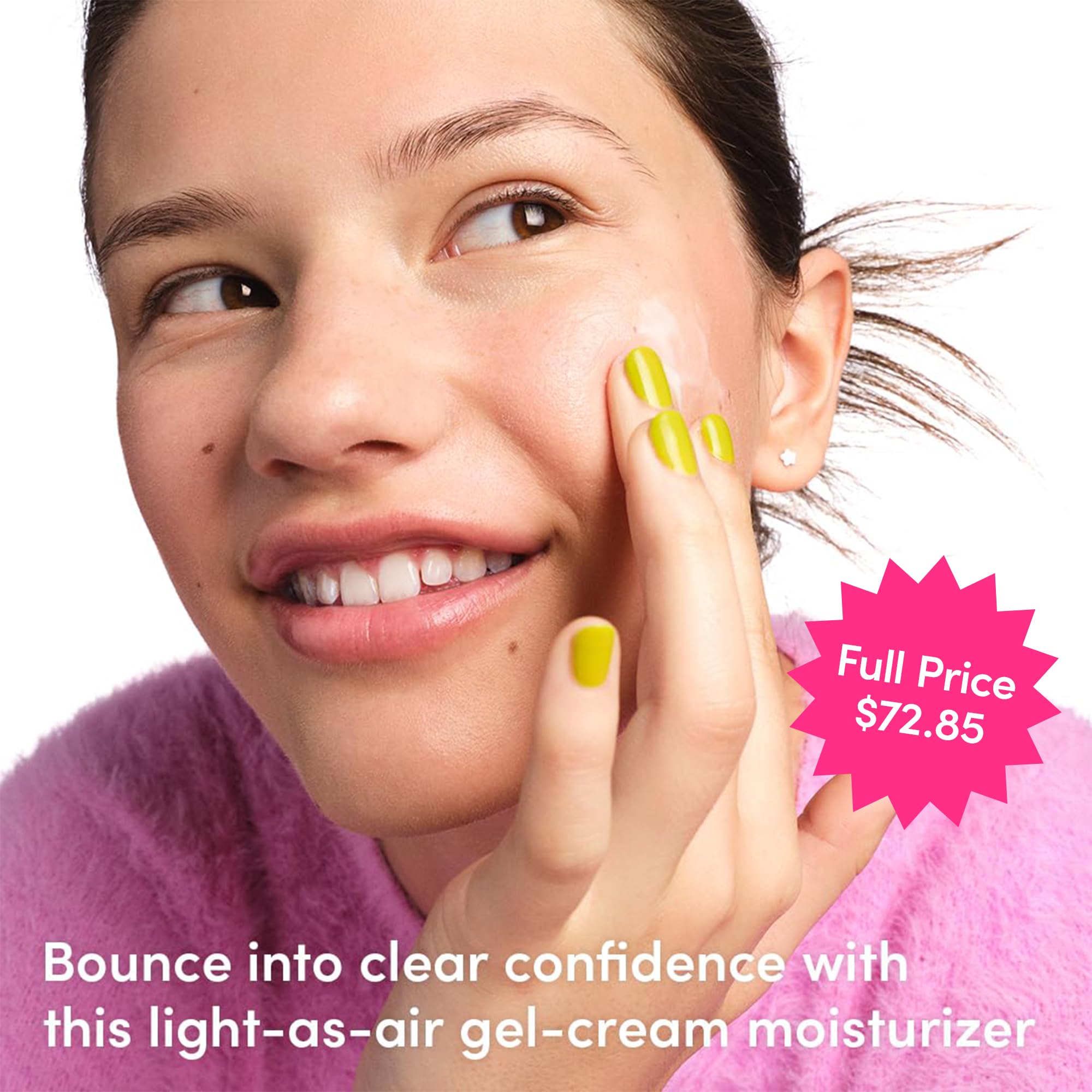 Evereden Pre-Teen Collection: Triple Green Tea Steer Clear Balancing Jelly Cleanser Face Wash, Let's Bounce Gel-Cream Face Moisturizer, & Balance Up Water-Based Toner Pads for Face