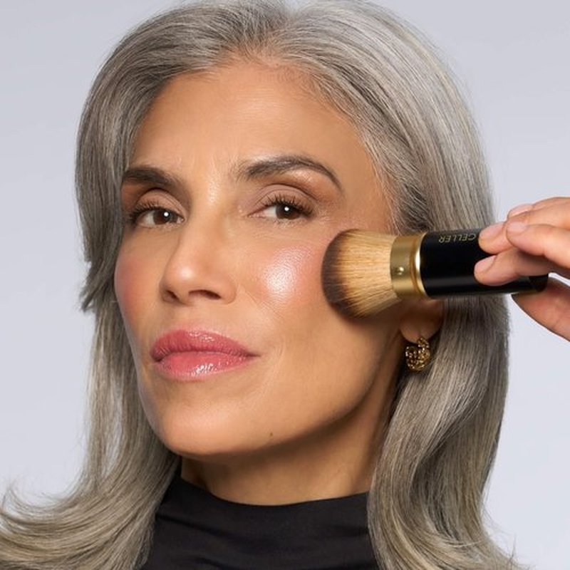 LAURA GELLER Baked Icons Complete Full Face Palette, Light | All-in-One Makeup Palette with Baked Foundations, Blush, Bronzer, Highlighter, Eyeshadows | Coverage for Mature Skin | Travel-Friendly