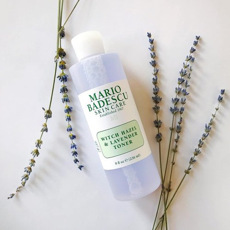 Mario Badescu Witch Hazel Facial Toner - Alcohol-Free, Infused with Lavender & Aloe Vera, 8 Fl Oz