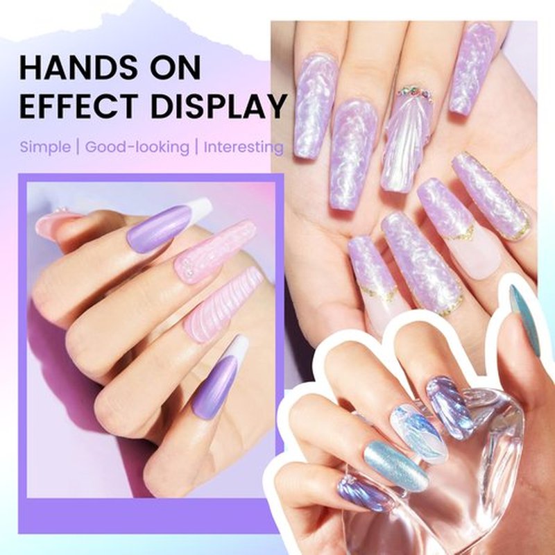 2Pcs 3D Sculpting Nail Gel & Chrome Nail Powder Kit: Unleash Your Creativity with Stunning 3D Designs & Dazzling Chrome Finishes 3D Molding Gel and Chrome Powder for Gel Nails for Nails Art