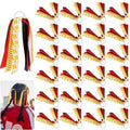 24 Pcs Softball Hair Accessories for Girls, Holder Streamer Elastics, Softball Hair Ties, Softball Ribbon,Softball Scrunchies for Girls Ponytail Holder Scrunchies Gifts