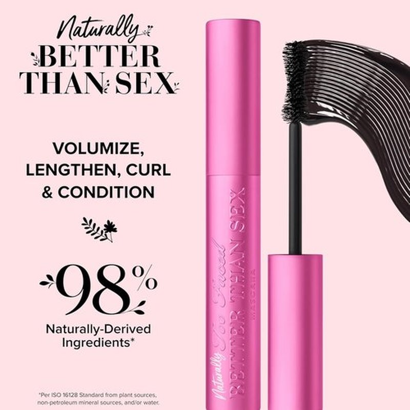 Too Faced Naturally Better Than Sex Mascara - Volumizing, Nourishing & Curling for Sensitive Eyes