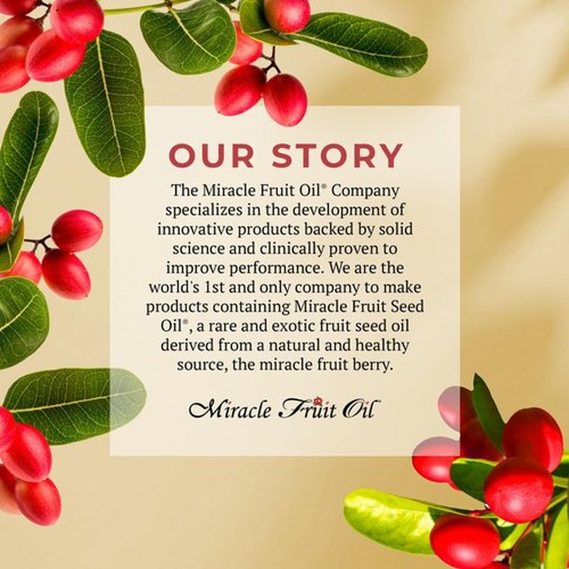 Miracle Fruit Seed Hair Oil - 50ml Treatment for All Types - Ultra Shiny, Strong Oil for Dry Hair and Growth - Prevents Breakage and Hair Loss