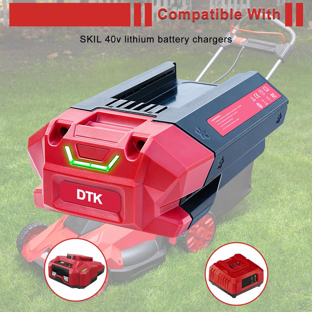 DTK Battery Replacement for SKIL 40V Battery 2.0Ah BY8705-00 PWRCore