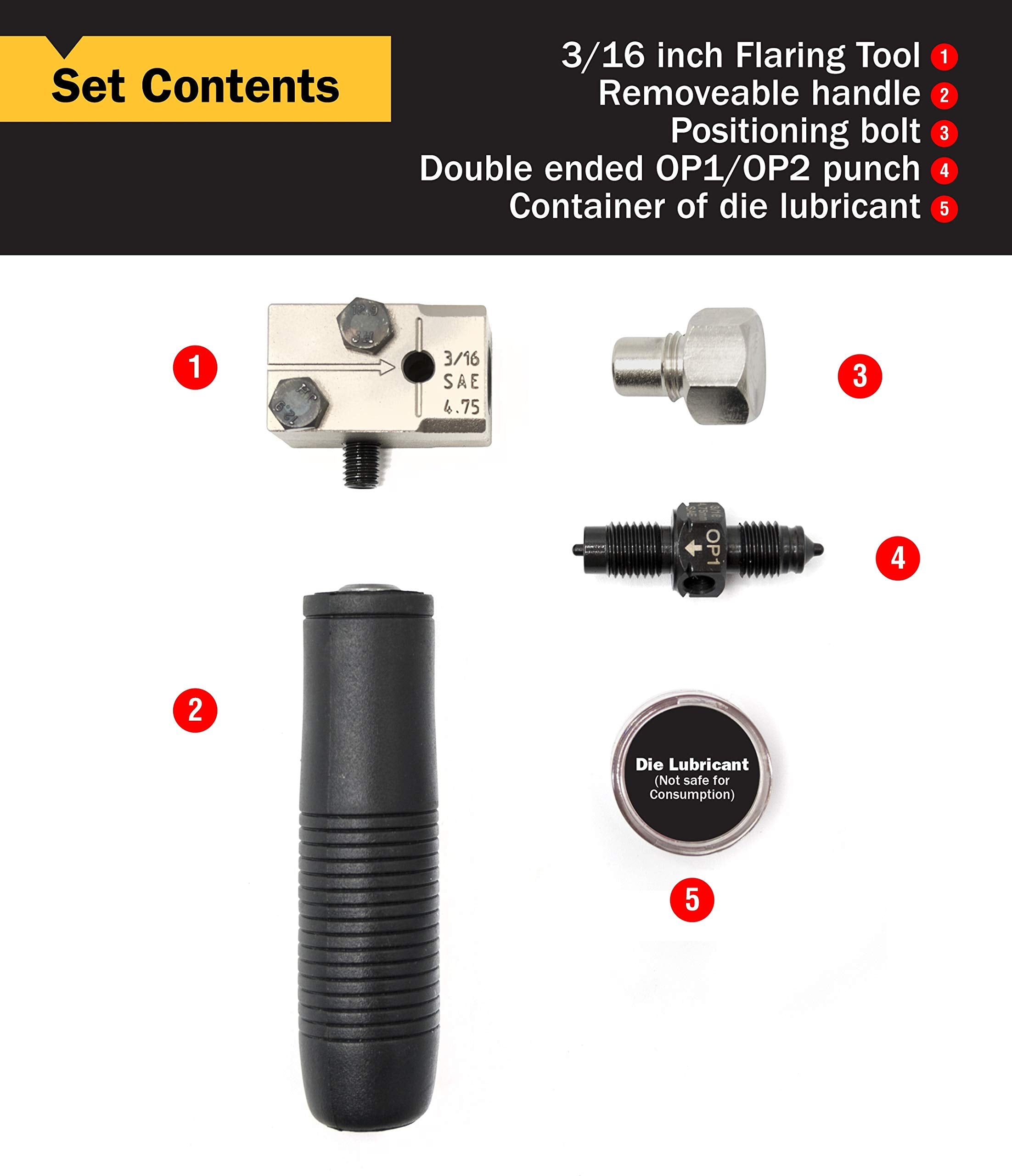 Titan 51535 3/16-Inch Double Flaring Tool