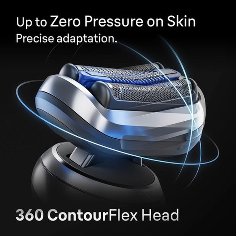 Braun Electric Shaver - Series 7 7120s | Wet & Dry Shave, Turbo & Gentle Modes, Waterproof, Space Grey