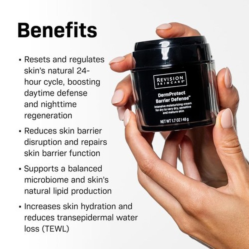 Revision Skincare DermProtect Barrier Defense™ - Intensive Moisturizer for Dry, Sensitive Skin | Hydrates & Strengthens Barrier