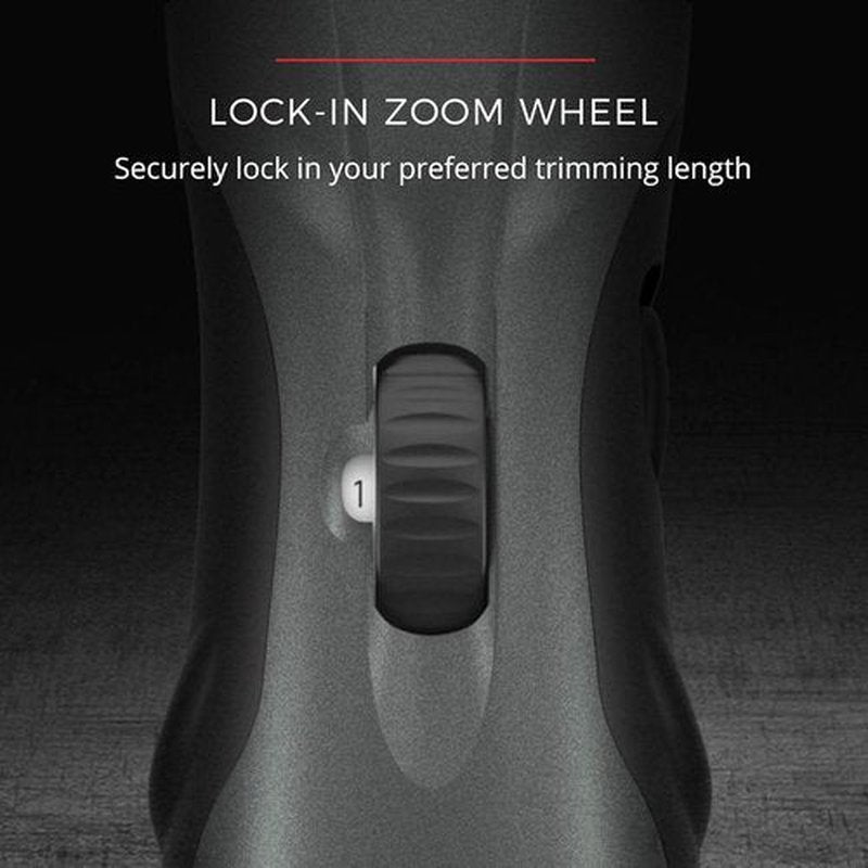 Remington Barba Beard Trimmer - Cordless Groomer with Ceramic Blades, 9 Length Settings & Rechargeable Battery