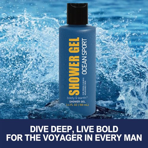 Skiennix Men's Gift Set - 3-Piece Fresh Ocean Scent Collection | Perfect for Birthdays, Christmas, Father's Day