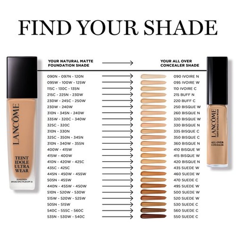 Lancôme Teint Idole Ultra Wear All Over Full Coverage Concealer - Natural Matte Finish & Lightweight Under Eye Concealer - Up To 24H Wear - 220 Buff Cool