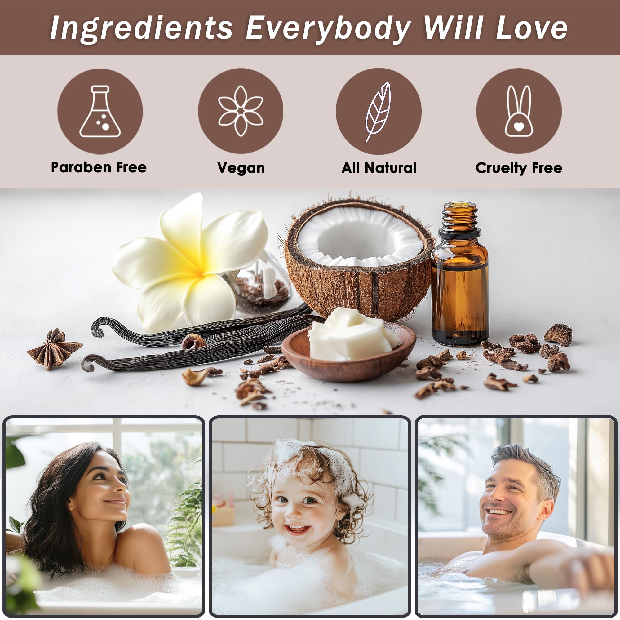 Bath Baskets For Women - Deluxe Bath Spa Kit Includes Body Wash, Bubble Bath, Lotion, Bath Salts, Body Scrub, Body Spray, Shower Puff, Bathbombs, Soap and Towel