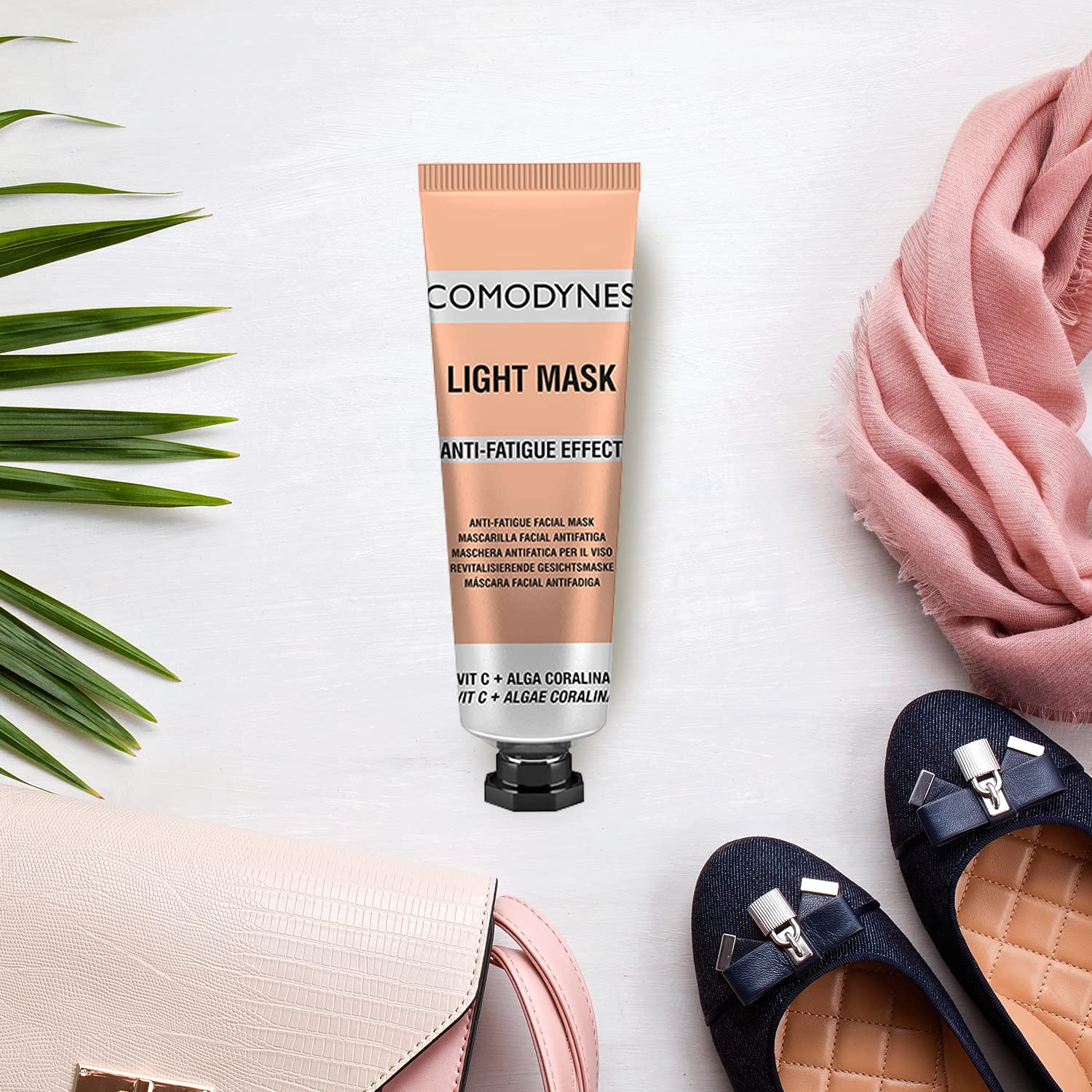 COMODYNES Light Mask C Vit. Energizing Facial Mask – Tired And Devitalized Skin – Restore The Balance Of The Skin - Vitamin C - Coral Seaweed